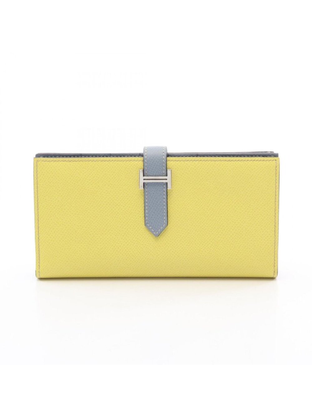 Hermes Bifold Wallet Bearn Soufflet Blue Run